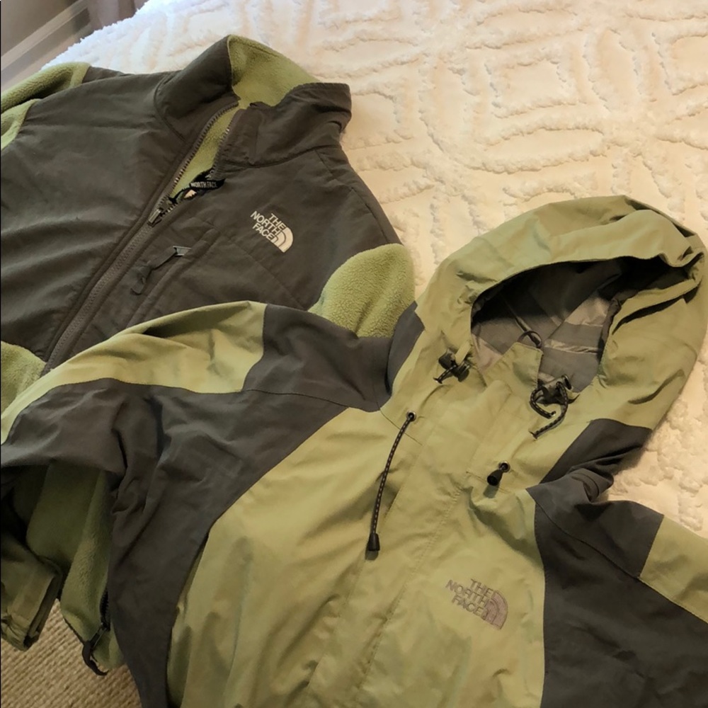 North Face matching fleece and outer jacket